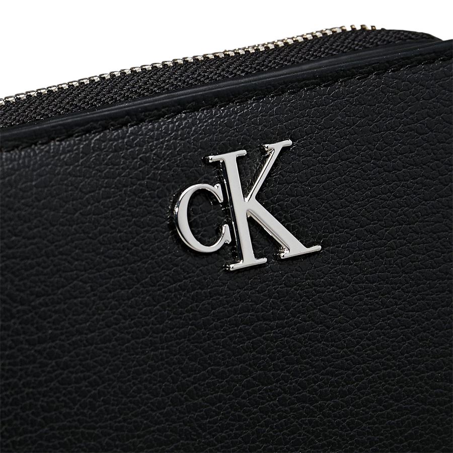 Portafoglio con zip integrale e logo Calvin Klein | LV04K1009GUB1